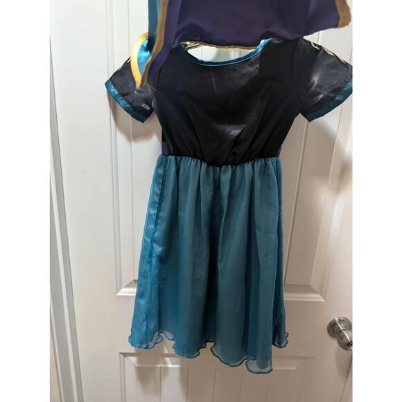 Disney Store Frozen 2 Queen ANNA Deluxe Halloween Costume Dress Size 4 - Picture 8 of 9